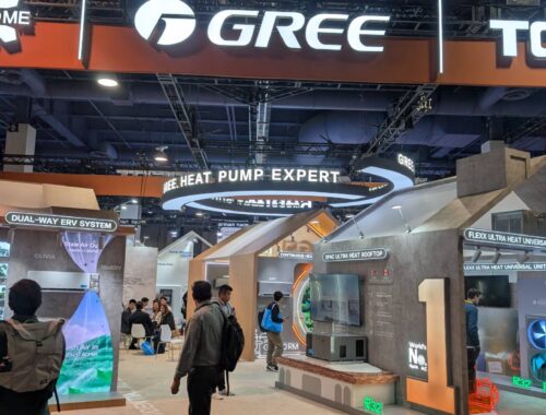 Стенд GREE на AHR Expo у Лас-Вегасі: акцент на теплових насосах, вентиляції та енергоефективних рішеннях